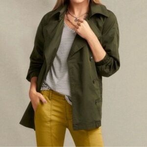 CAbi 5478 Expedition Jacket Coat Forest Green Size Small